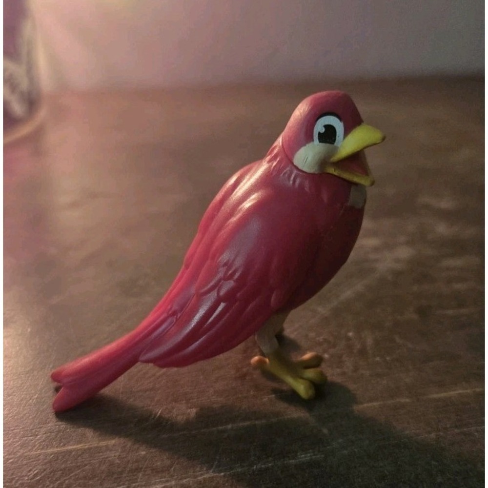 Disney Junior Sofia the First Red Bird Robin PVC Collectible Figure 2" Toy Gift